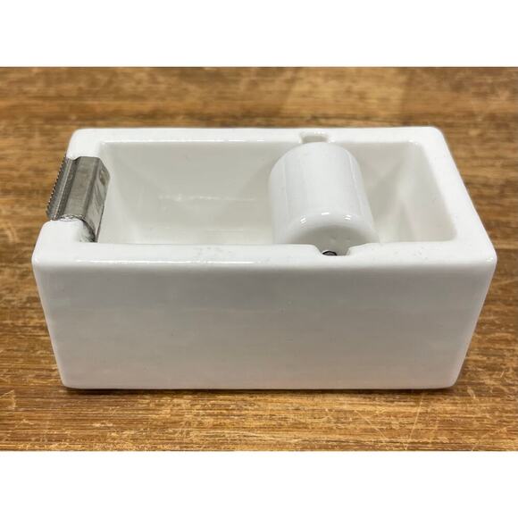 Porcelain Tape Dispenser.  KK462 - Picture 2 of 4
